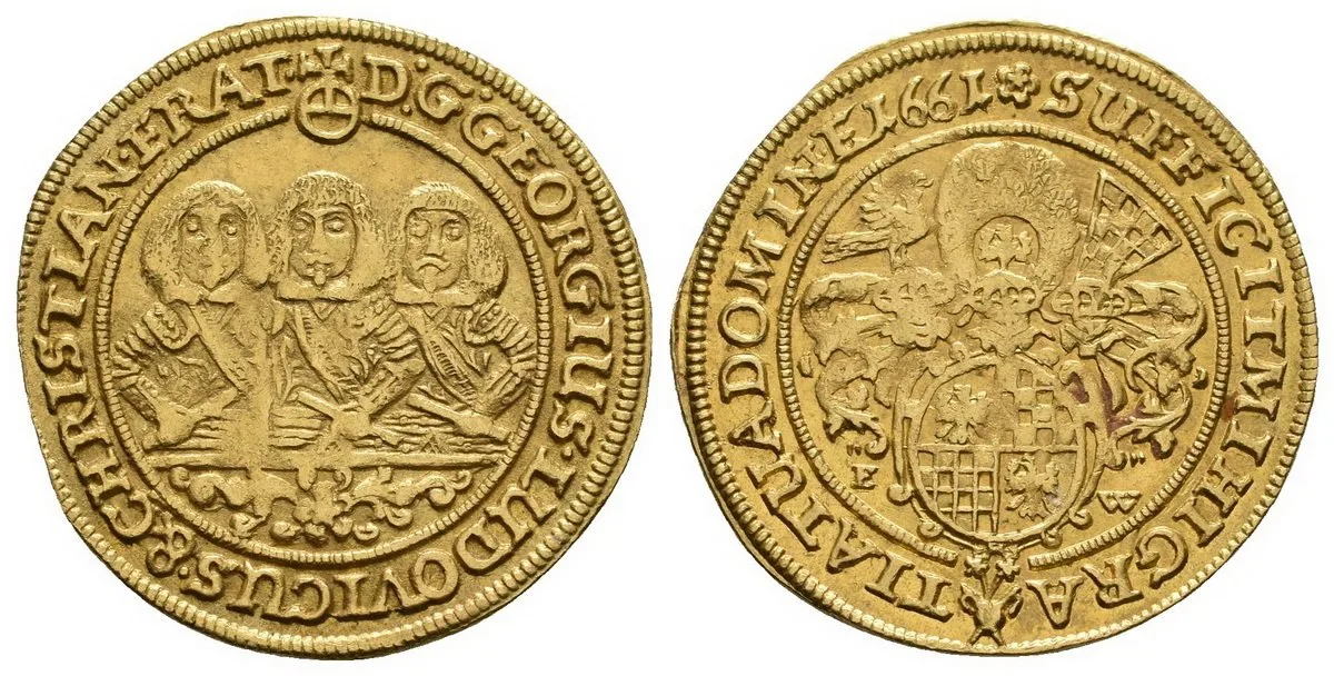Slezsko, Lehnice - Břeh - Volava, Georg, Ludwig a Christian, 1639 - 1663 — 1