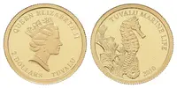 2 dolary - 2010 - Au 1,24 g - 999.9/1000 - Mořský koník