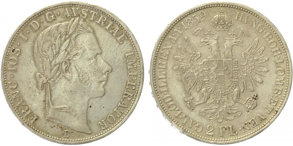 Rakouská a spolková měna, 1857 - 1892 — 1