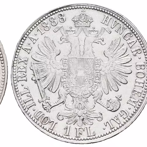 Zlatník 1883, ražební lesk, drobné rysky a hranky