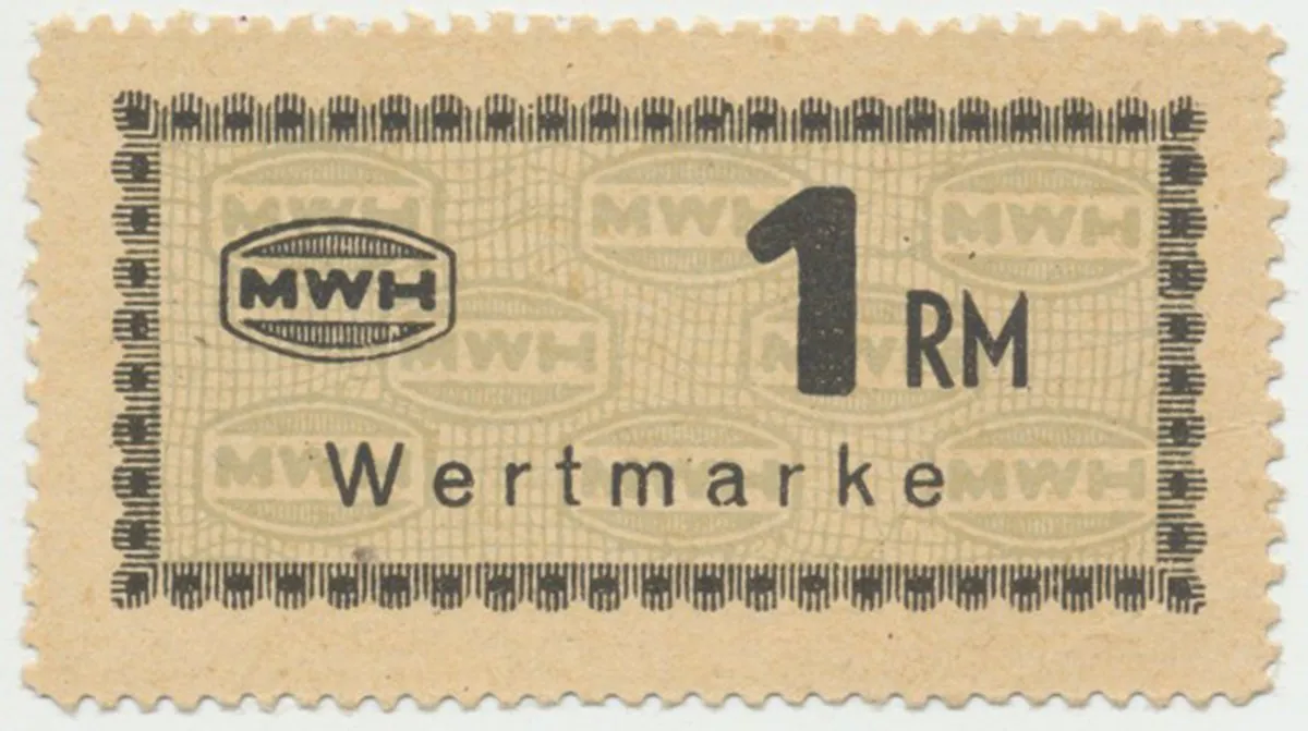 Holleischen (Holýšov) - MWH, 1 Reichsmark b.d., Grab.Ho15