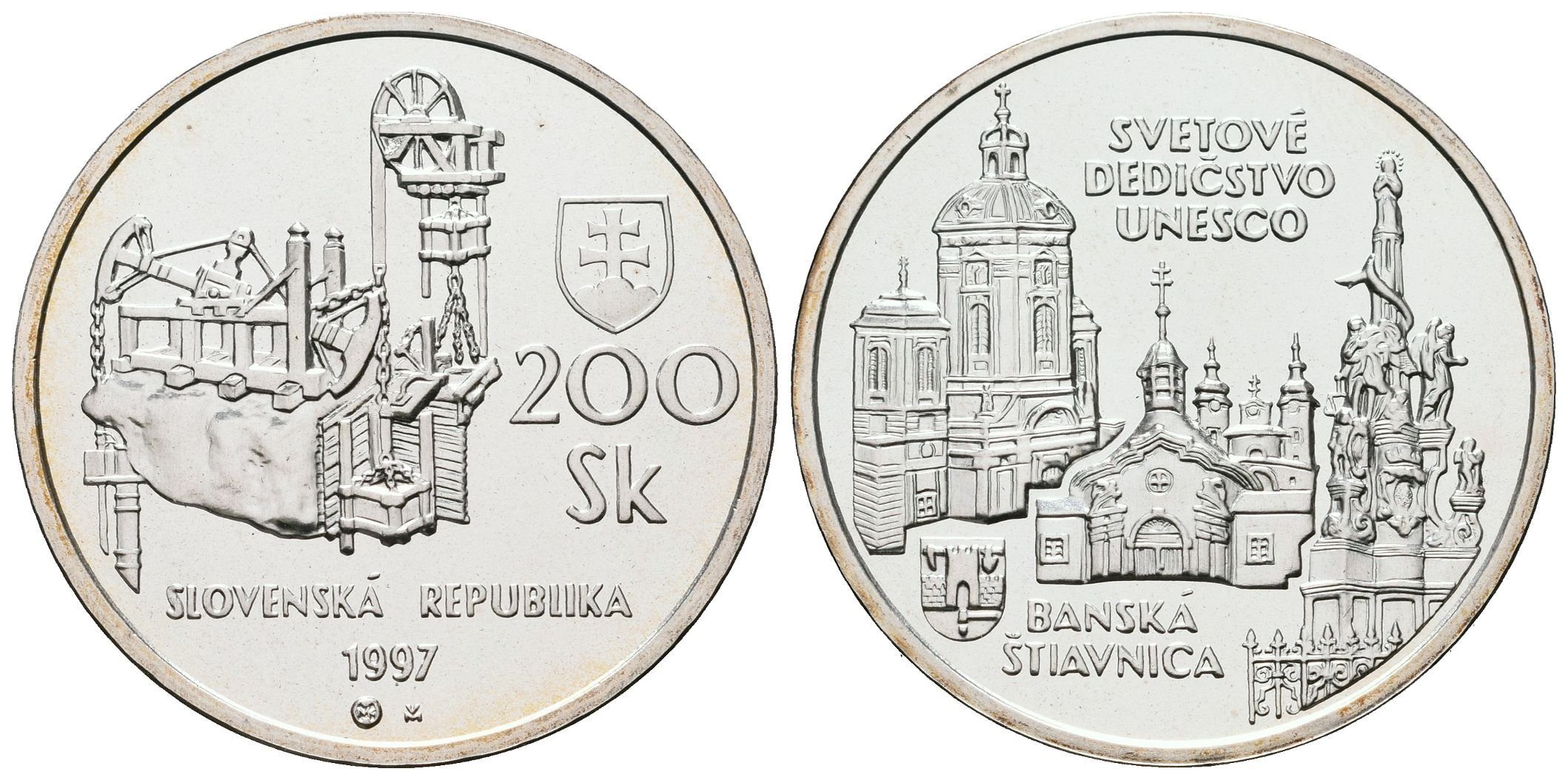 200 Sk 1997 - Banská Štiavnica, běžná kvalita