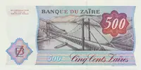 Zaire, 500 Zaires 1985, P.30b - fotografie 2