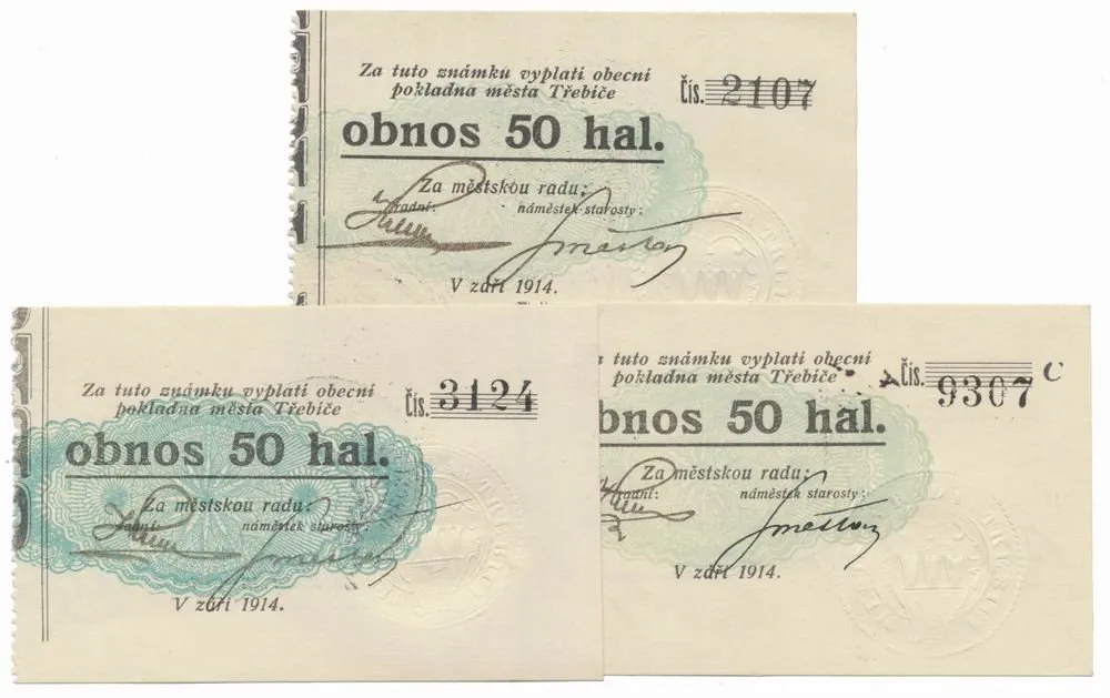 Nouzovky české od roku 1914 — 1
