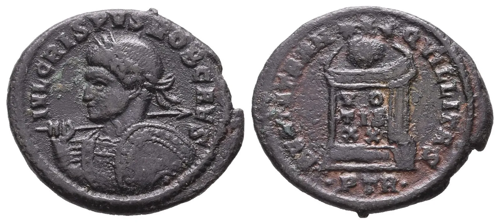 Crispus, follis, Trevír, RIC 372