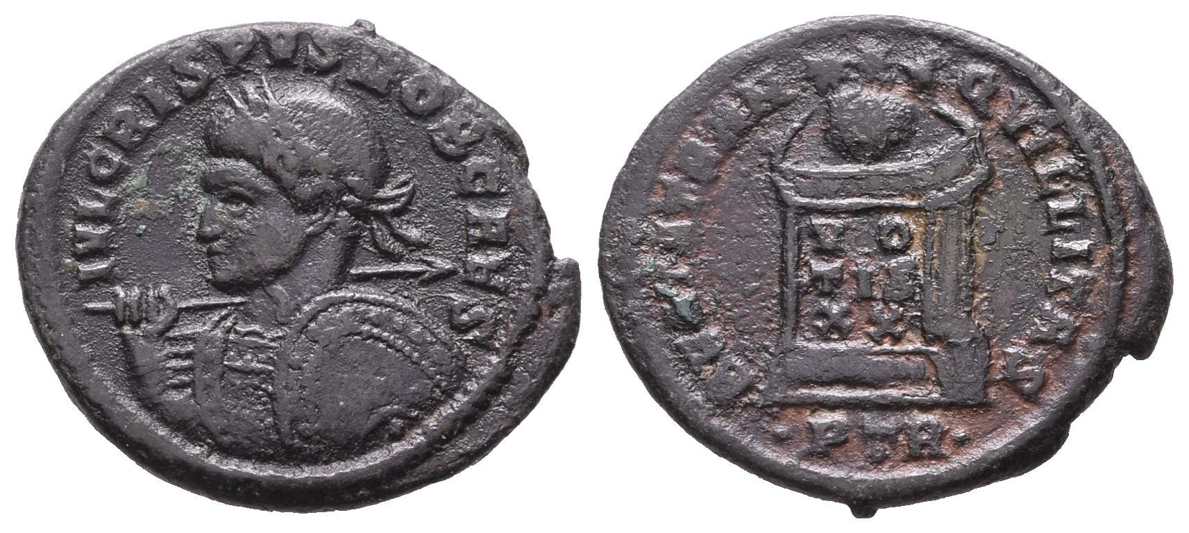 Crispus, follis, Trevír, RIC 372