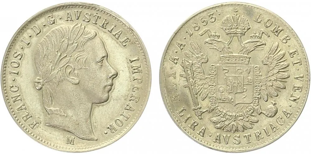 Konvenční měna, 1848 - 1857 — 1