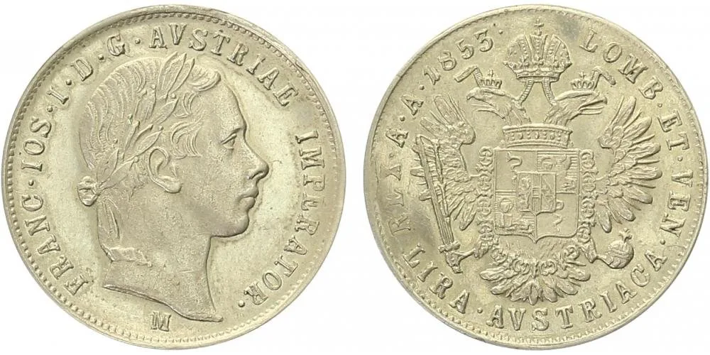 Konvenční měna, 1848 - 1857 — 1