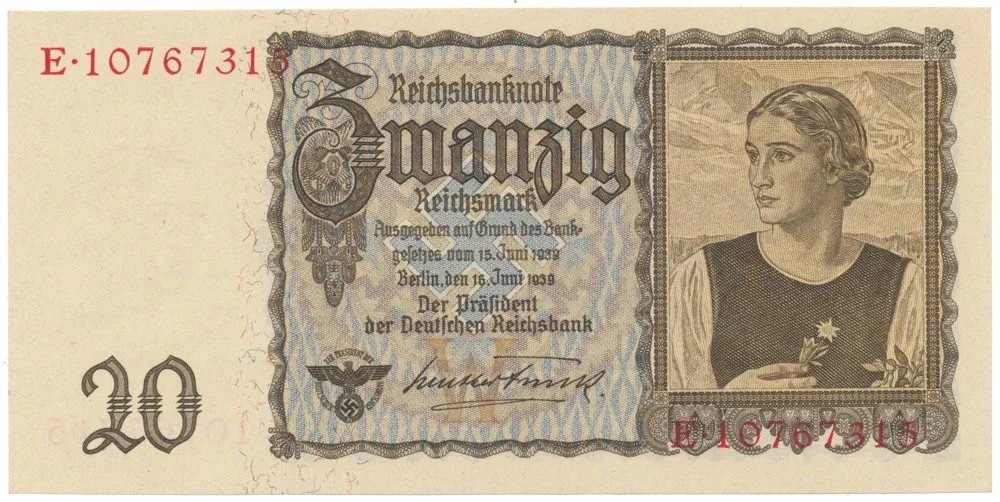 Německá platidla na československém území 1938-45 — 1