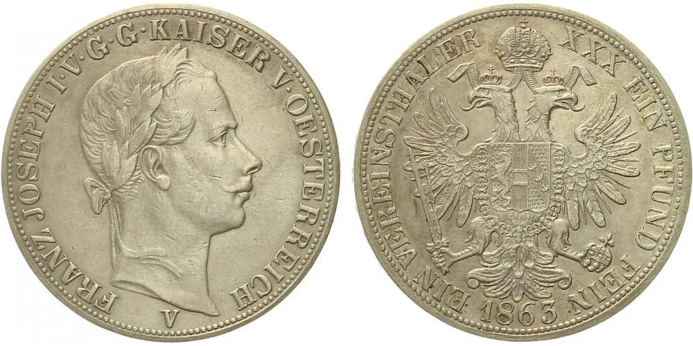 Rakouská a spolková měna, 1857 - 1892 — 1