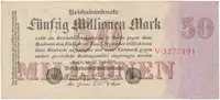 Německo, 50 Millionen Mark 1923, Ro.97a