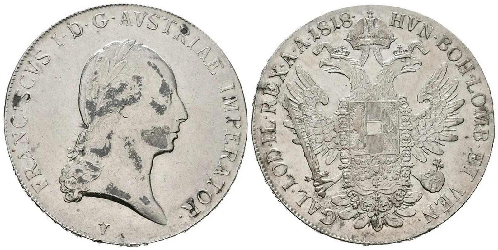 František II., Tolar 1818 V, Benátky