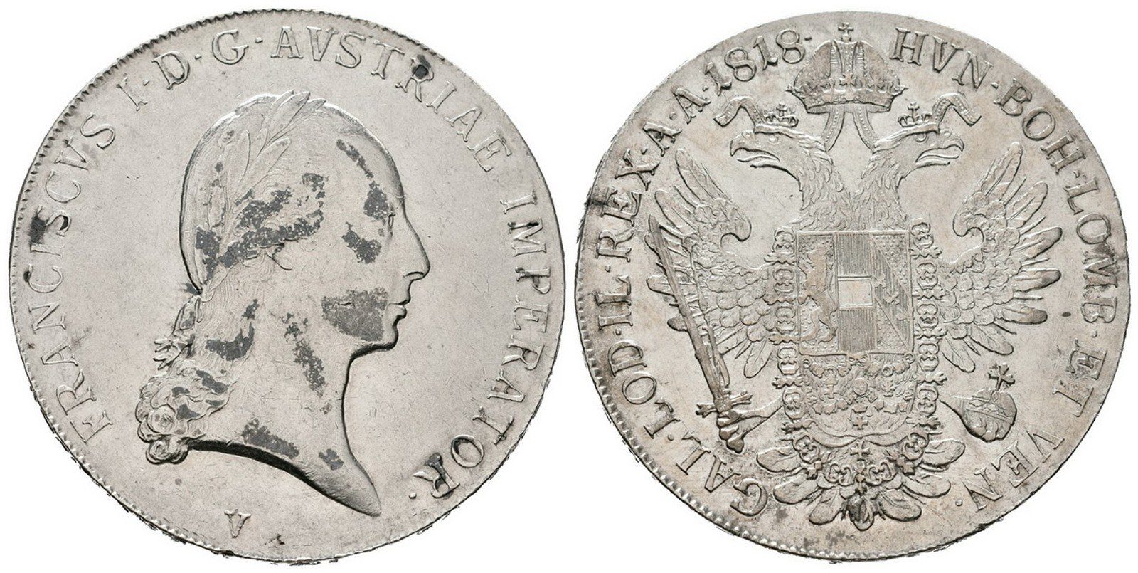 František II., Tolar 1818 V, Benátky