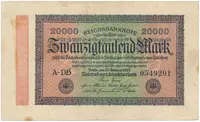 Německo, 20000 Mark 1923, Ro.84f