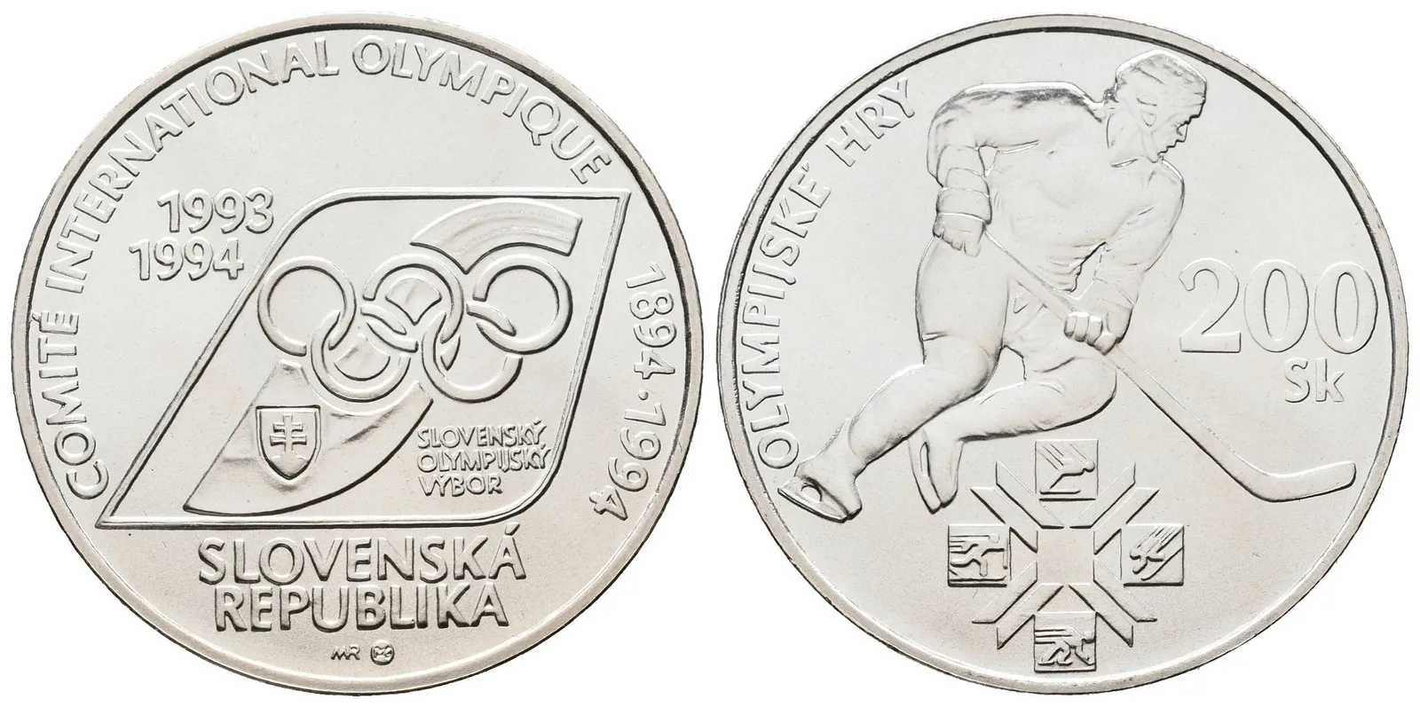 200 Sk 1994 - MOV a Olympijské hry, běžná kvalita