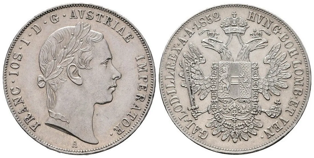 Konvenční měna, 1848 - 1857 — 1