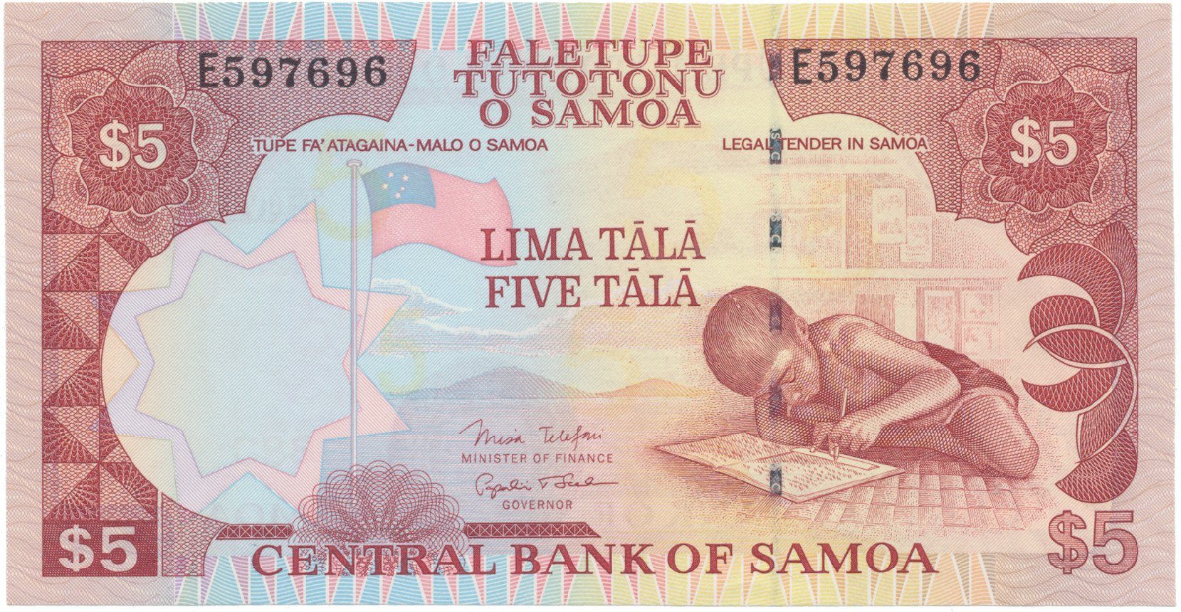 Samoa, 5 Tala (2002), P.33b
