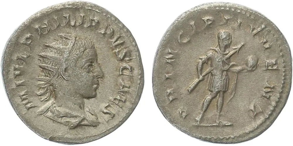 Philipus II. - jako caesar, 244 - 247 — 1