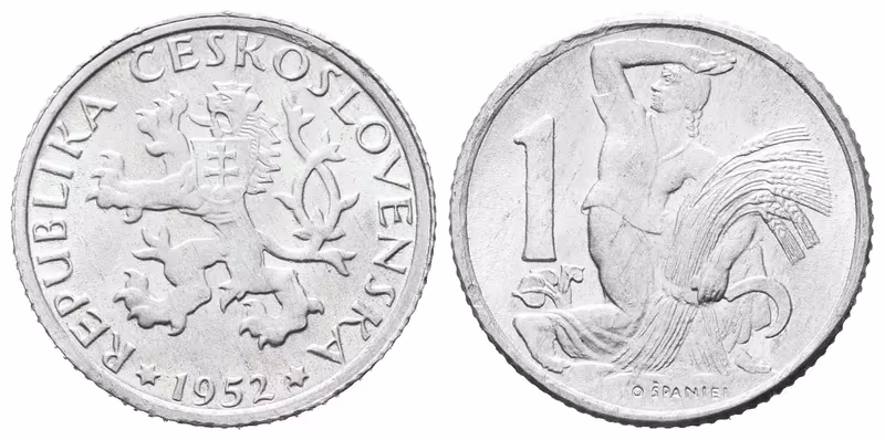 1 Koruna 1953