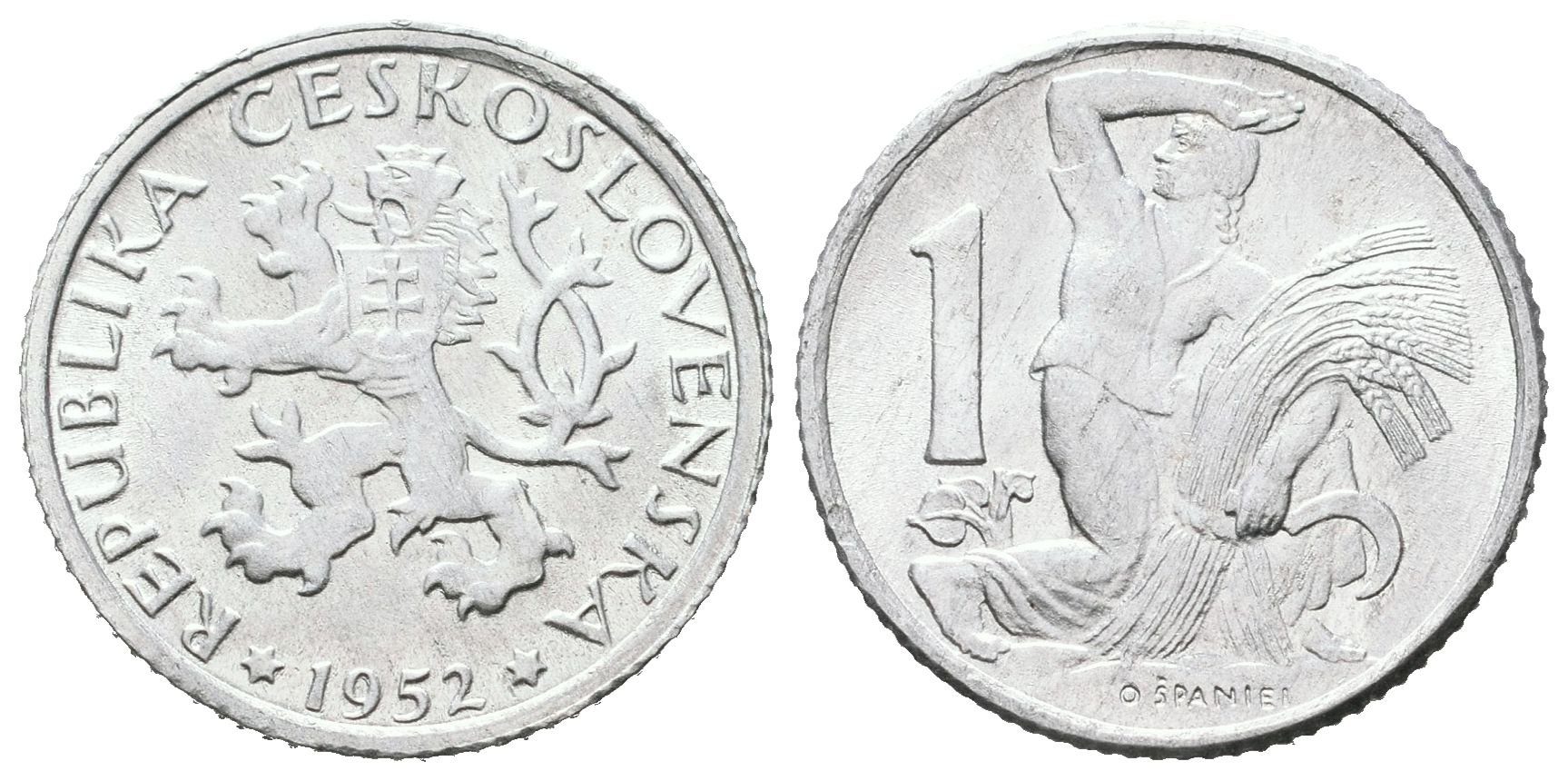 1 Koruna 1953