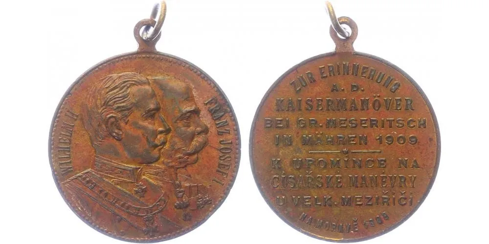 František Josef I., medaile vojenských manévrů — 1