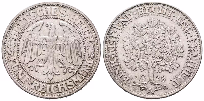Výmar, 5 Marka 1928 A