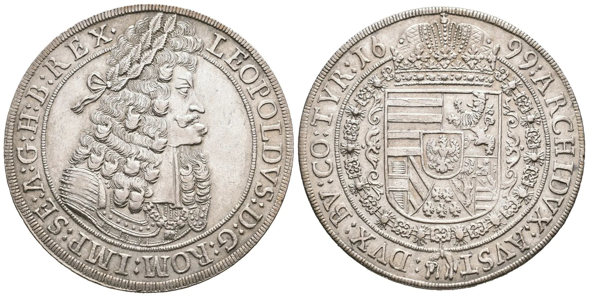 Tolar 1699, Hall, Dav.3245A, KM.644.5 (28,67 g), velmi pěkná zachovalost, — 1