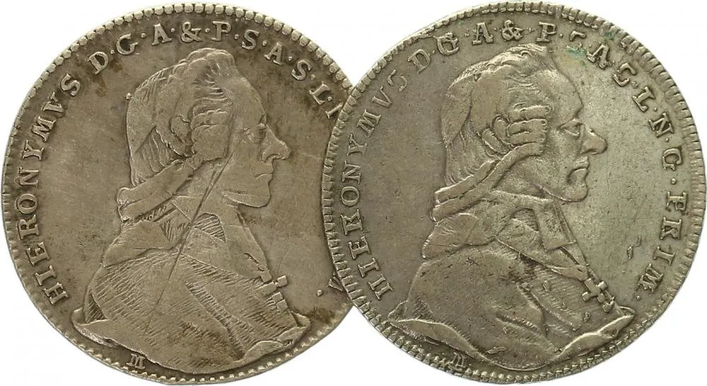Salzburg - arcibiskupství, Hyeronymus Colloredo, 1772 - 1803 — 1