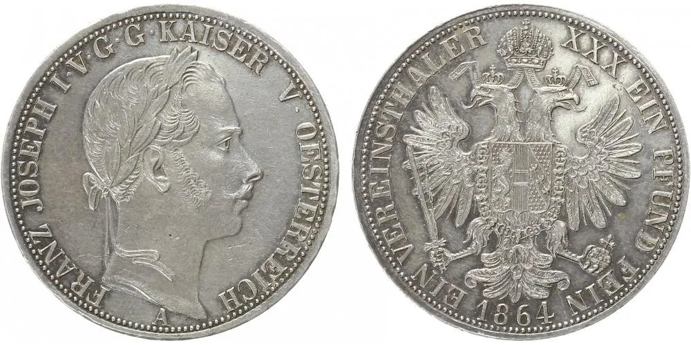 Rakouská a spolková měna, 1857 - 1892 — 1