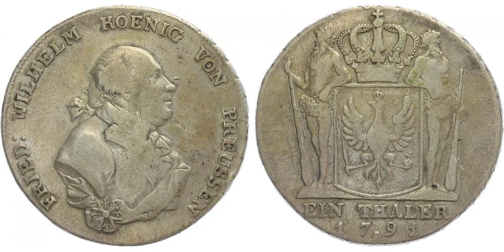 Prusko, Friedrich Wilhelm II., 1786 - 1797 — 1