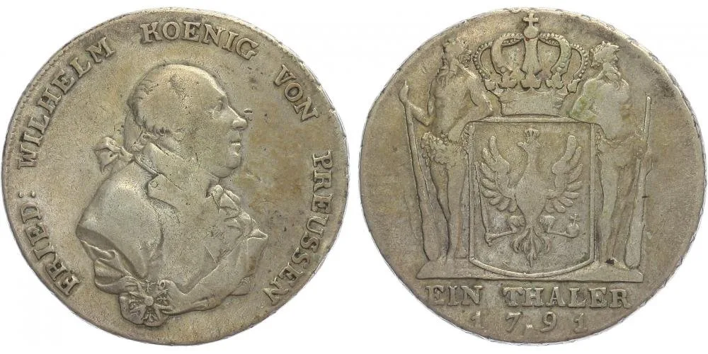 Prusko, Friedrich Wilhelm II., 1786 - 1797 — 1