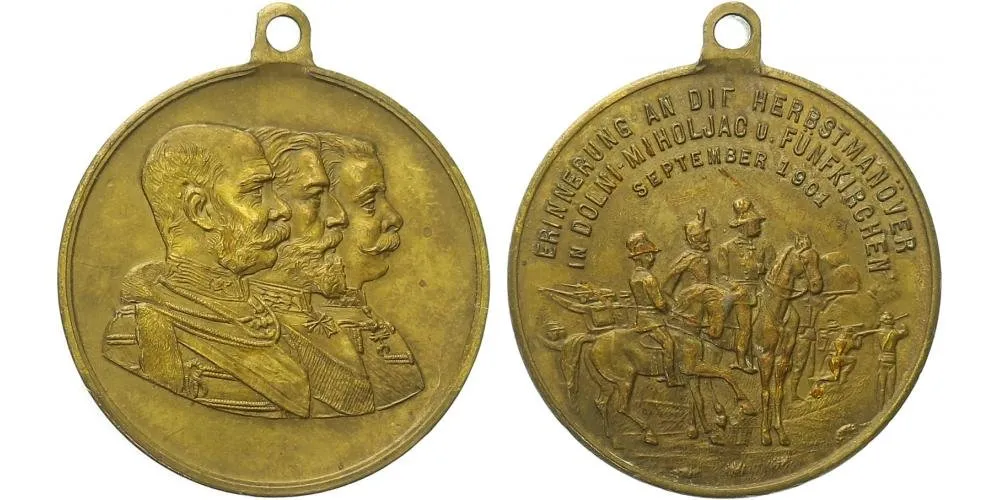 František Josef I., medaile vojenských manévrů — 1