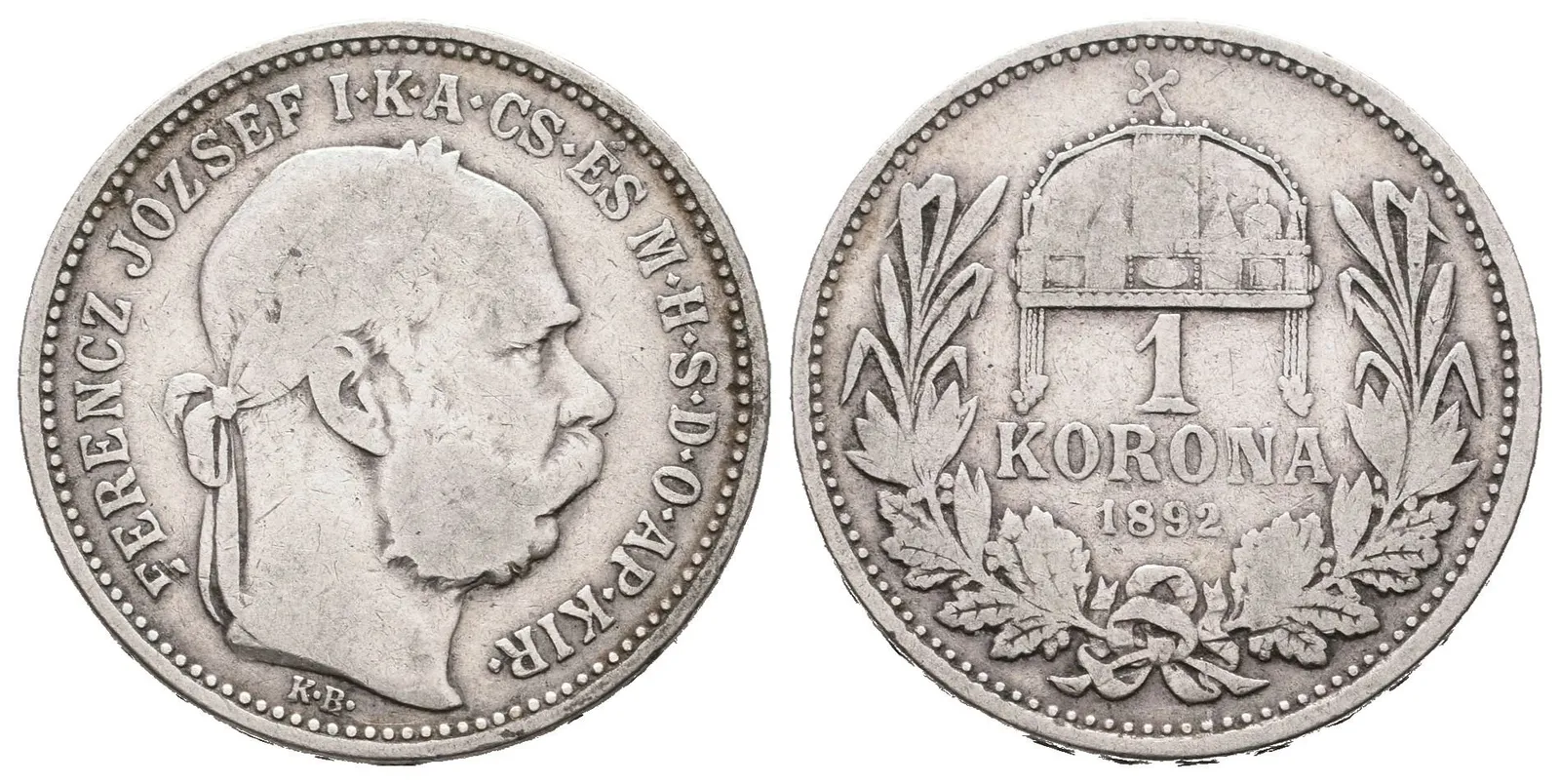 1 Koruna 1892 KB