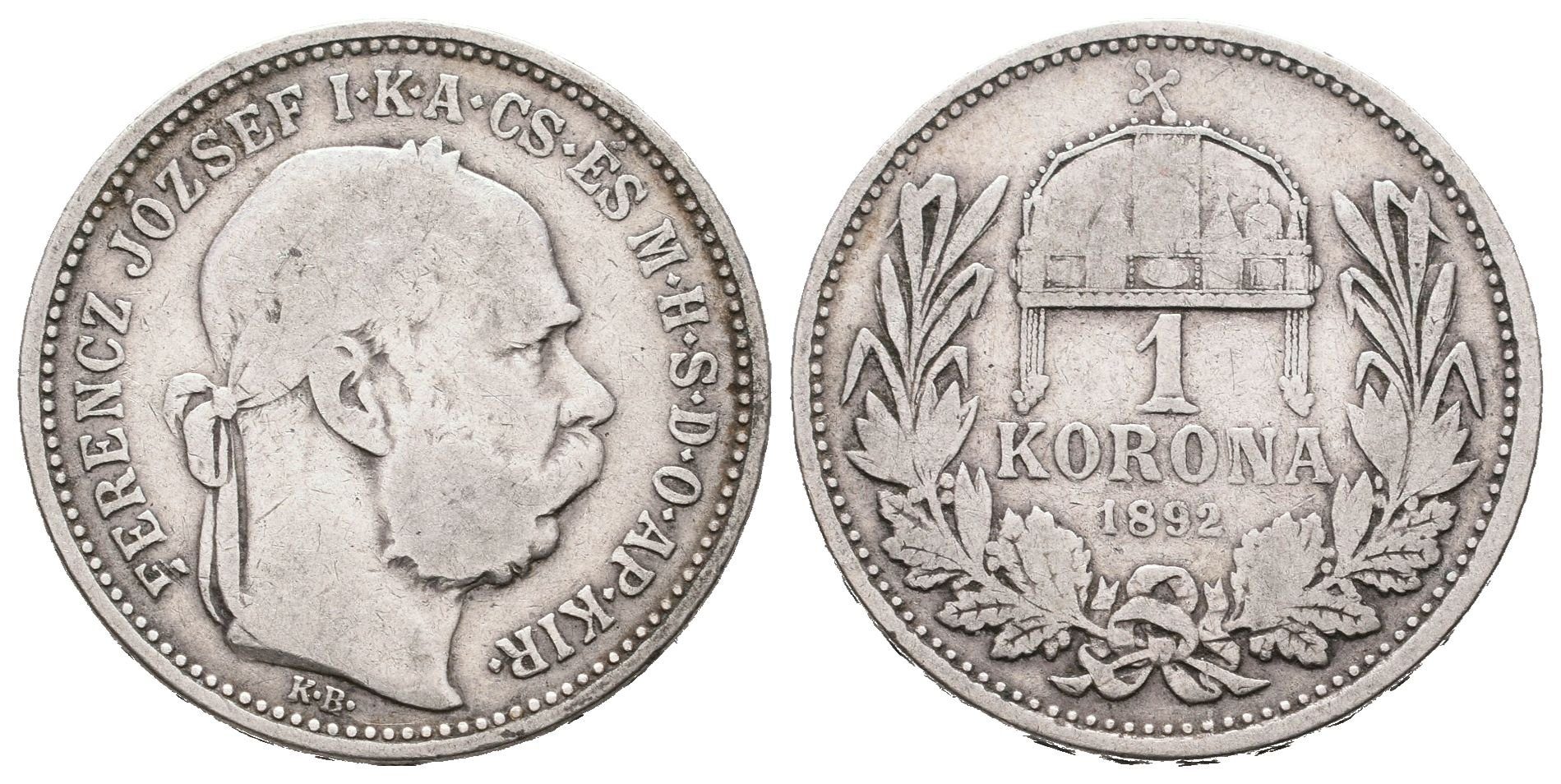 1 Koruna 1892 KB