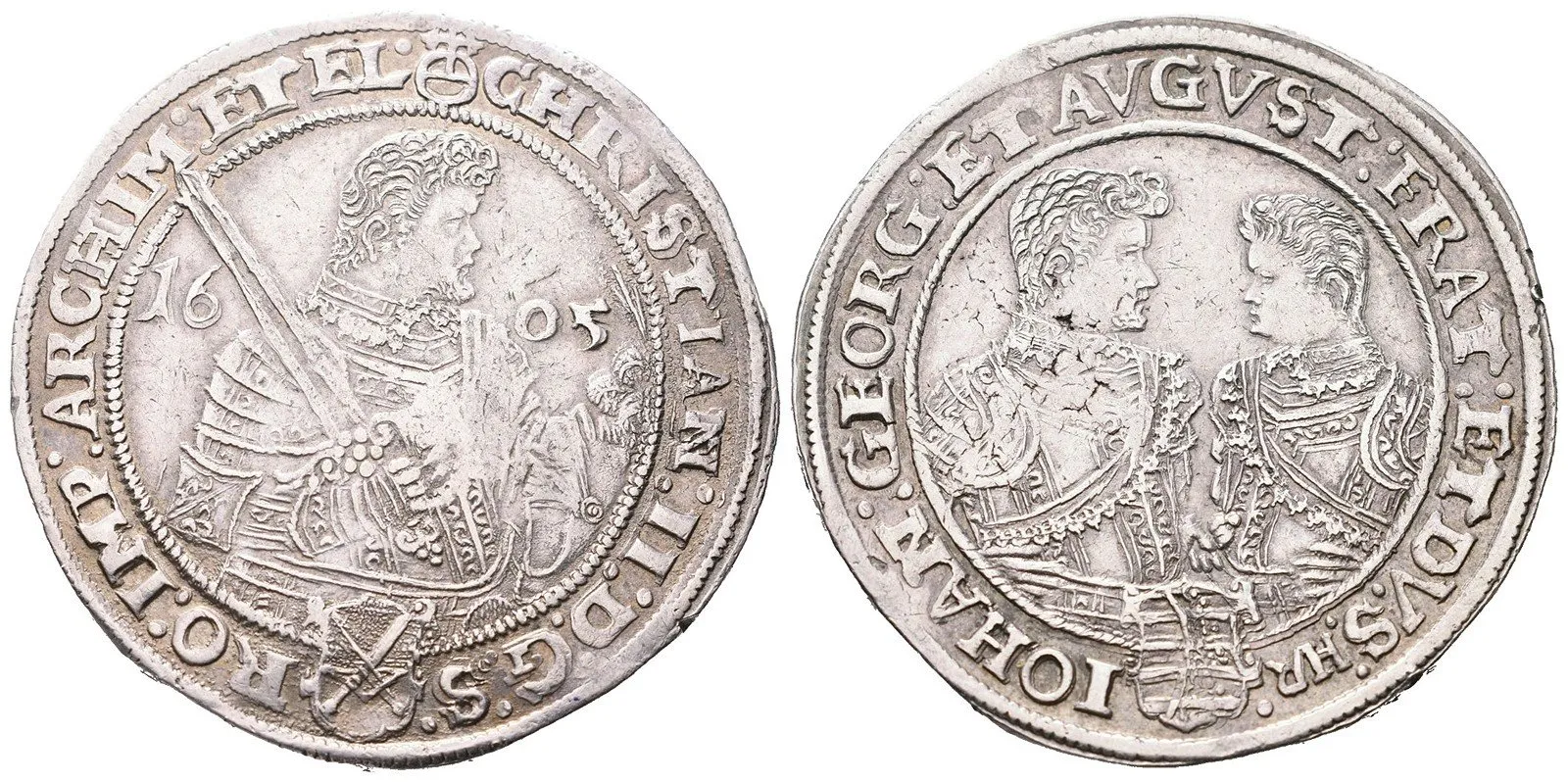 Sasko, Christian II., Johann Georg I. a August, 1591 - 1611 — 1