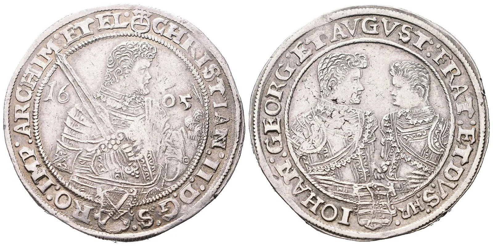 Sasko, Christian II., Johann Georg I. a August, 1591 - 1611 — 1