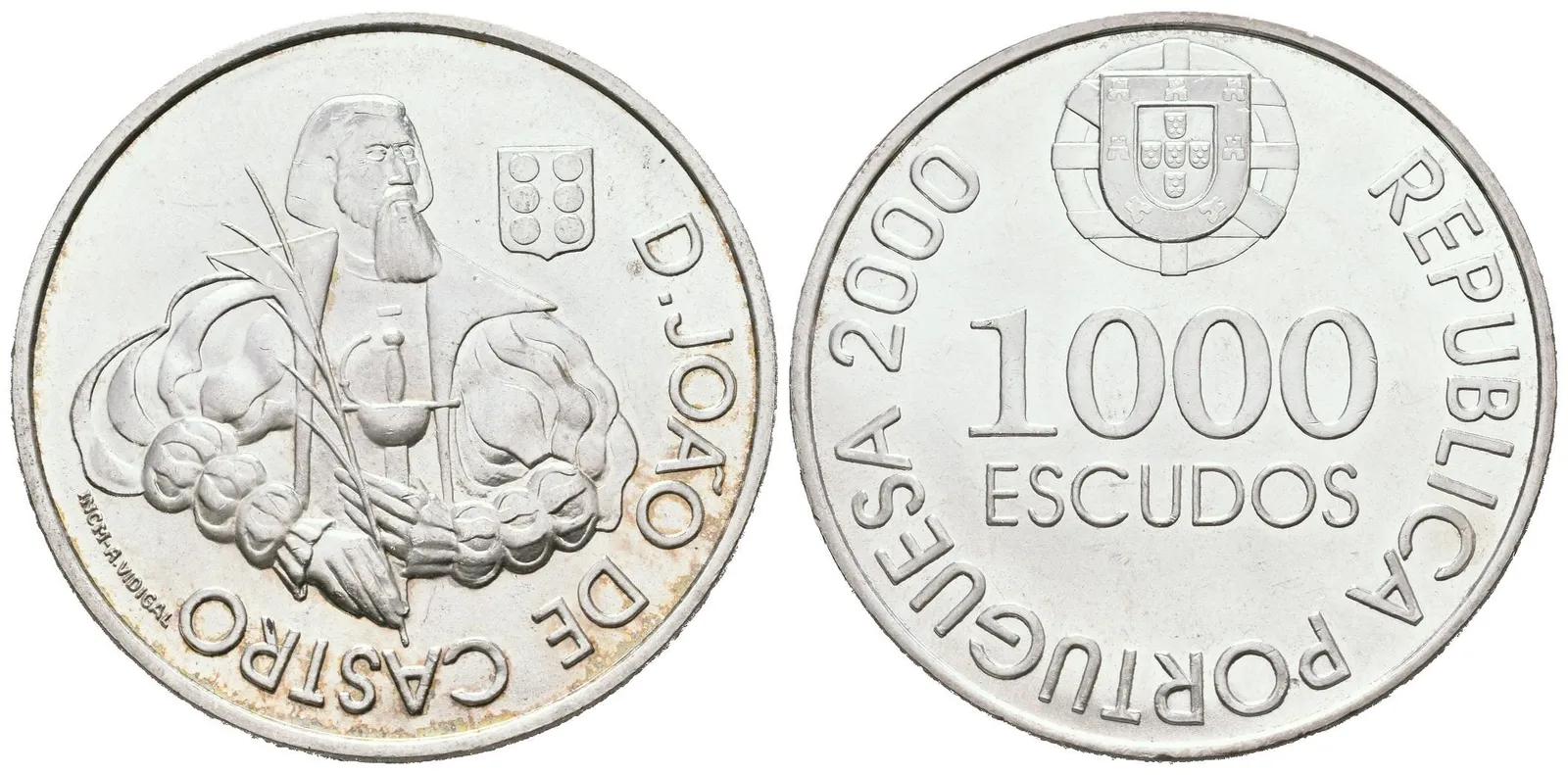 Portugalsko, 1000 Escudos 2000 - João de Castro