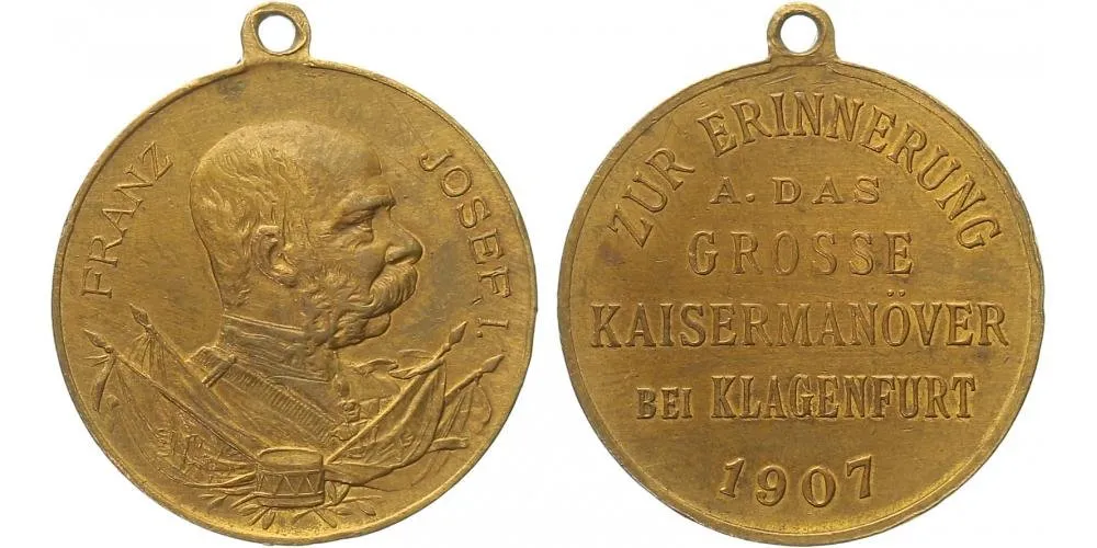 František Josef I., medaile vojenských manévrů — 1