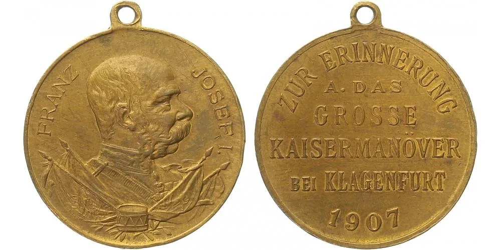 František Josef I., medaile vojenských manévrů — 1