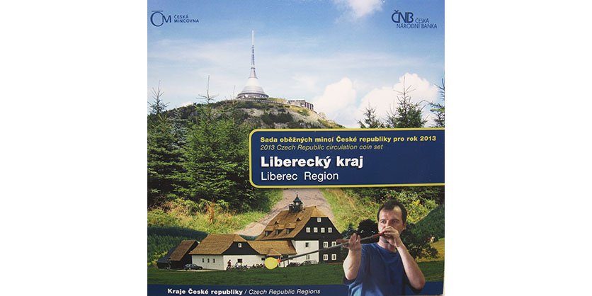 Ročníková sada mincí 2013 - Liberecký kraj, bk