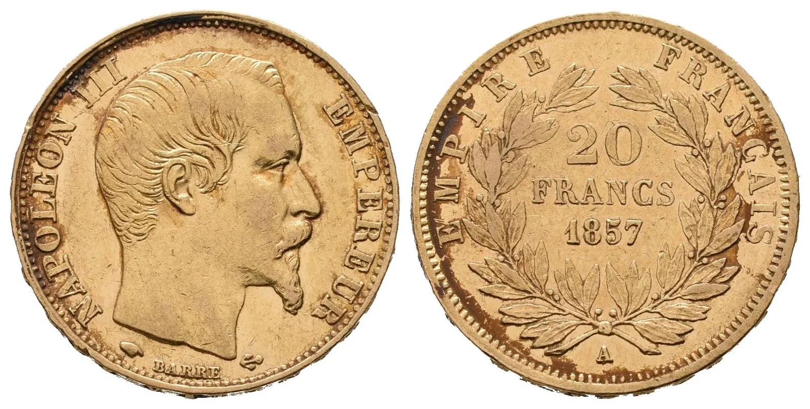 Francie, 20 Frank 1857 A