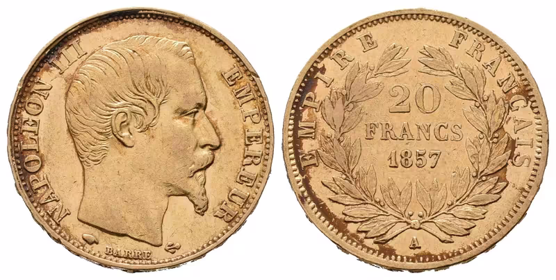 Francie, 20 Frank 1857 A