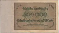 Německo, 500000 Mark 1923, Ro.87f - fotografie 2