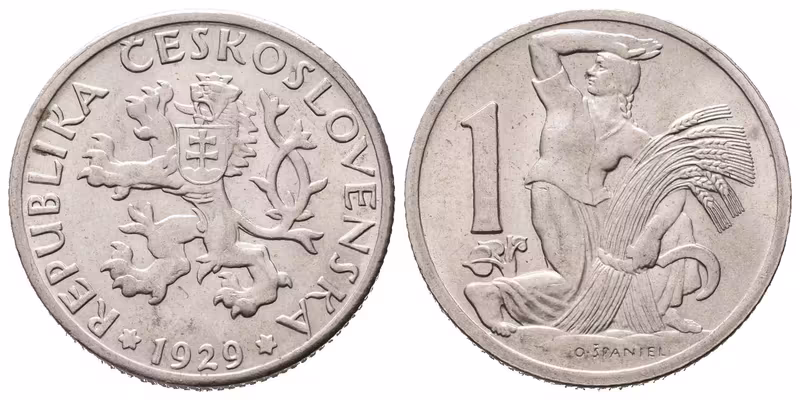 1 Koruna 1929