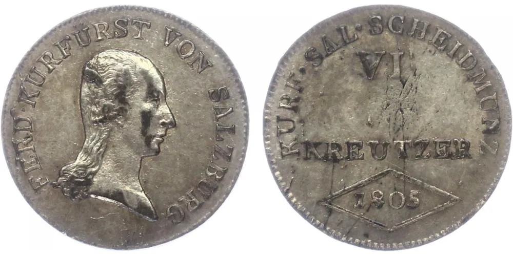 Salzburg - arcibiskupství, Ferdinand von Habsburg, 1803 - 1806 — 1