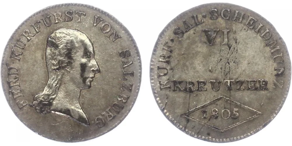 Salzburg - arcibiskupství, Ferdinand von Habsburg, 1803 - 1806 — 1