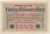 Německo, 50 Millionen Mark 1923, Ro.108l