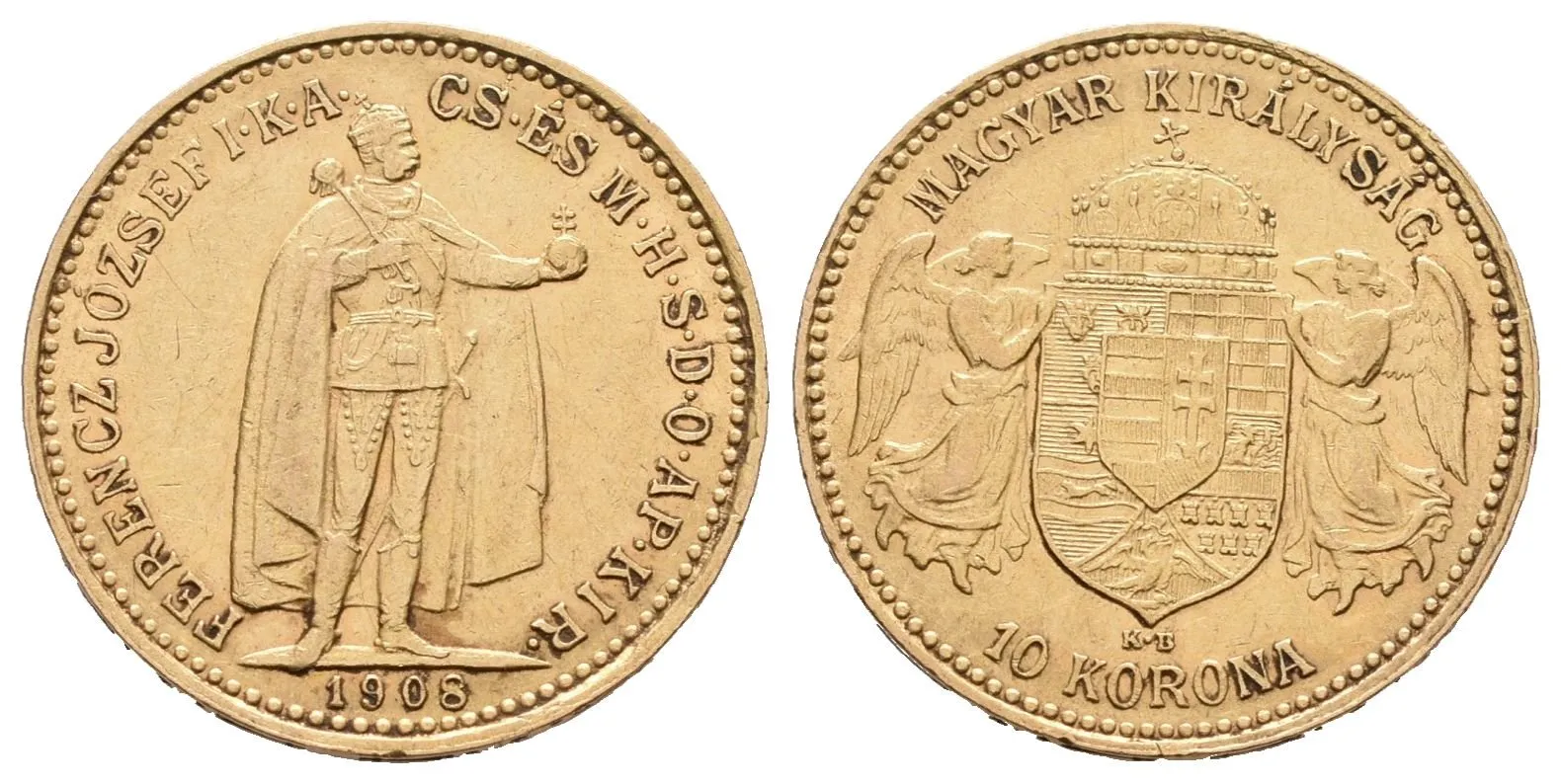 10 Koruna 1908 KB