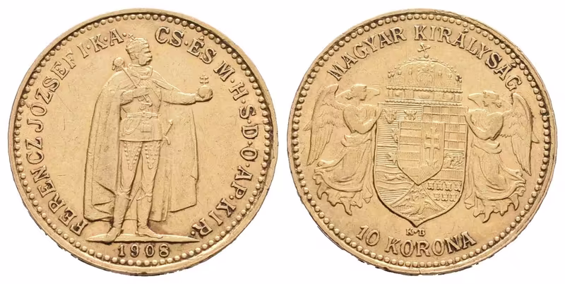 10 Koruna 1908 KB