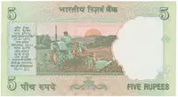 Indie, 5 Rupees 2009-2011, P.94A - fotografie 2